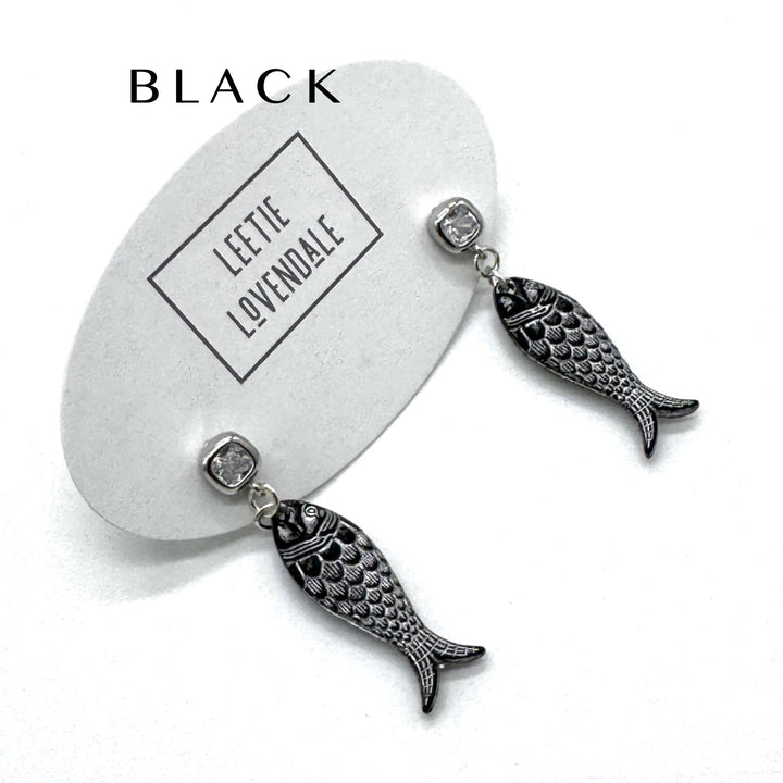 Charming Fish Earrings by Leetie Lovendale (Preorder: Ships in 2-3 Weeks)