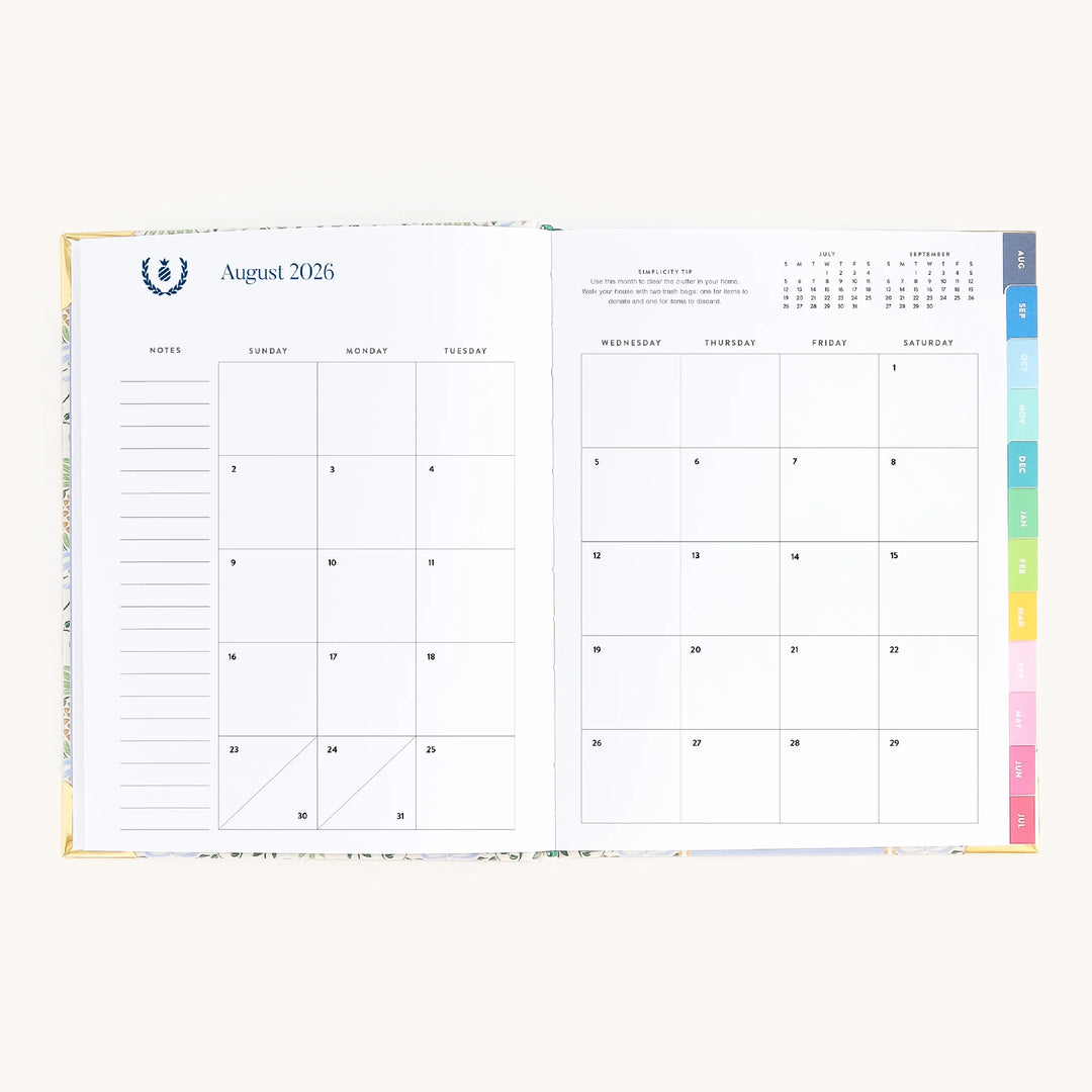 Pineapple Charm 2026-2027 Bookbound Weekly Simplified Planner by Emily Ley