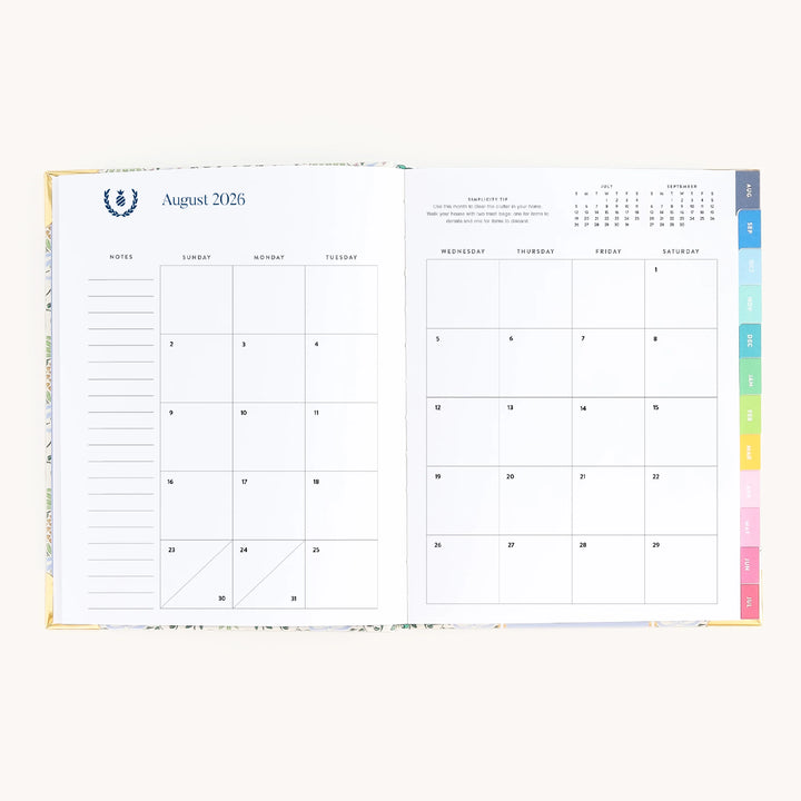 Pineapple Charm 2026-2027 Bookbound Weekly Simplified Planner by Emily Ley