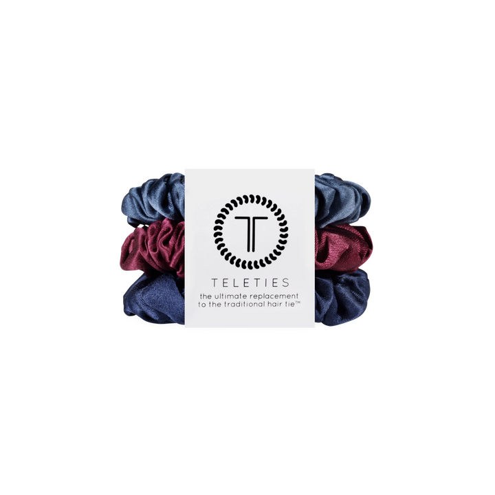 Teleties Silk Scrunchies - Small Band Pack of 3 - Autumn Assortments