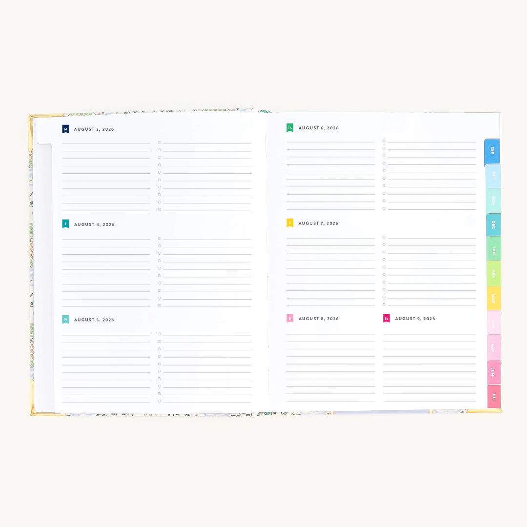 Pineapple Charm 2026-2027 Bookbound Weekly Simplified Planner by Emily Ley