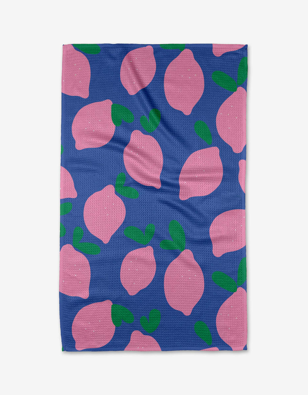 Pink Lemons Tea Towel by Geometry