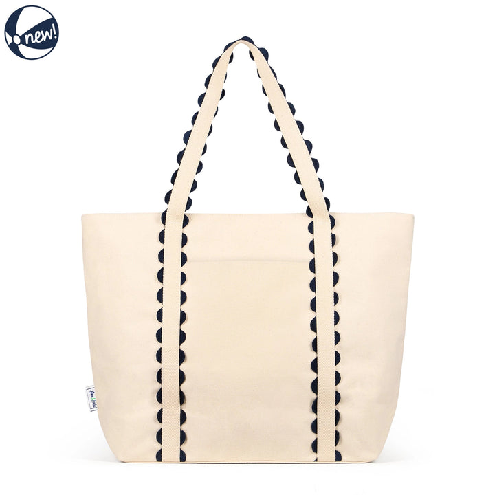 Nantucket Beach Tote - Navy Natural