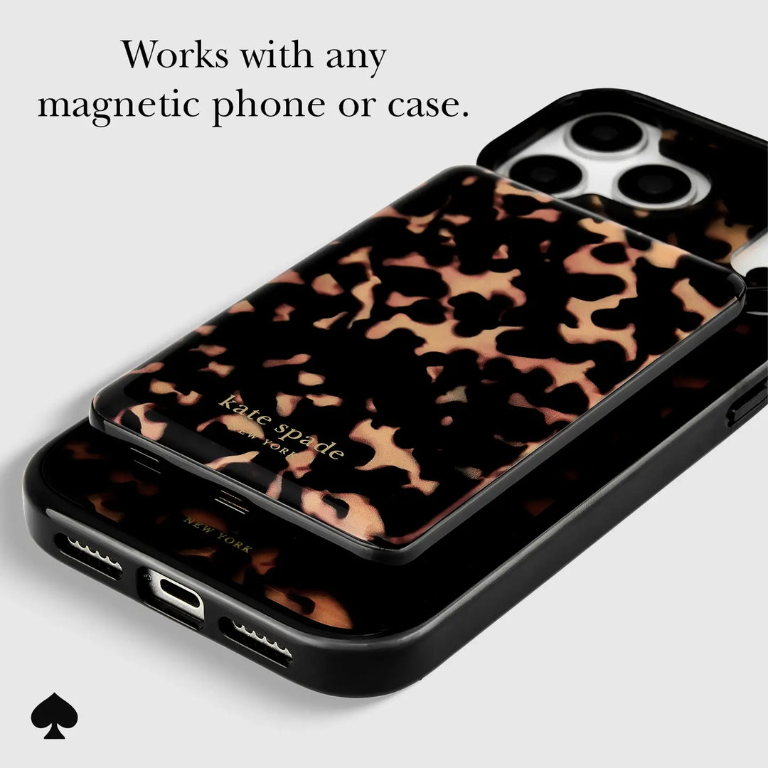PREORDER: Magsafe Portable Charger Power Bank - Kate Spade Tortoise by Case-Mate (Ships in 2-3 Weeks)