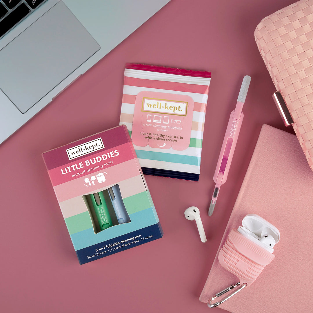 Little Buddies Earbud Cleaning Kit - Better Days by Well-Kept (Preorder: Ships in 2-3 Weeks)