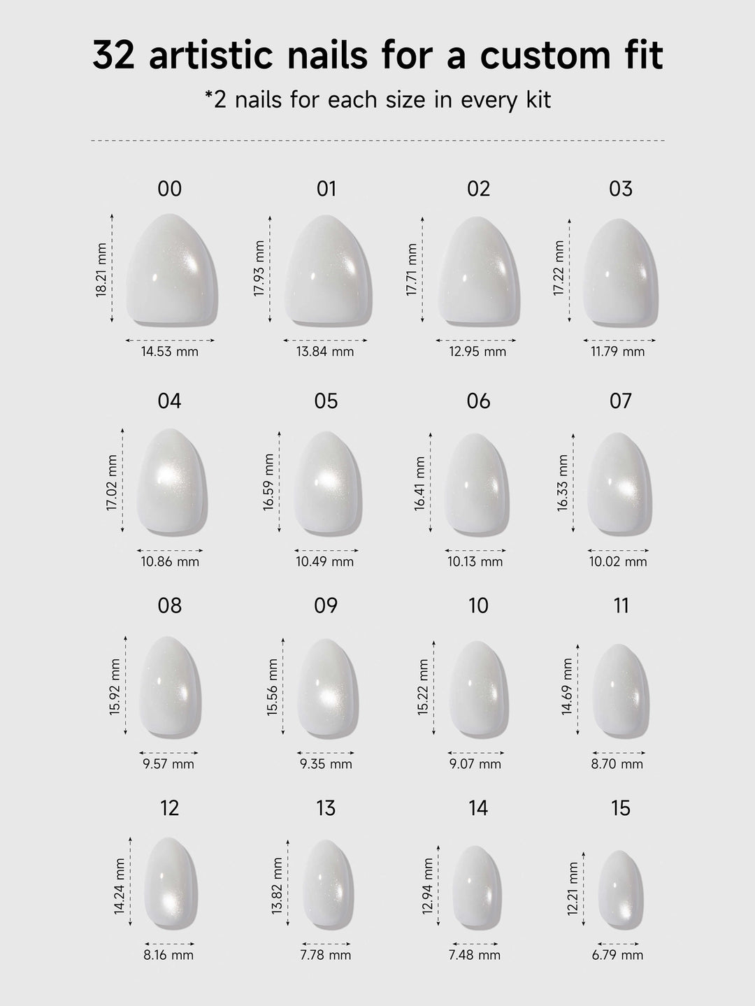Moon Glass Press-On Nails by Celebritips