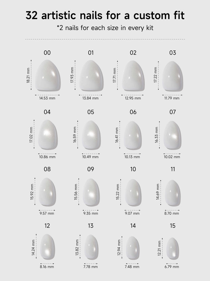 Moon Glass Press-On Nails by Celebritips