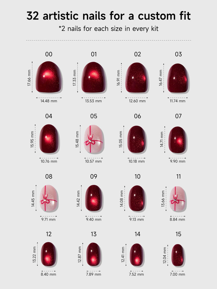 Ruby Darling Press-On Nails by Celebritips