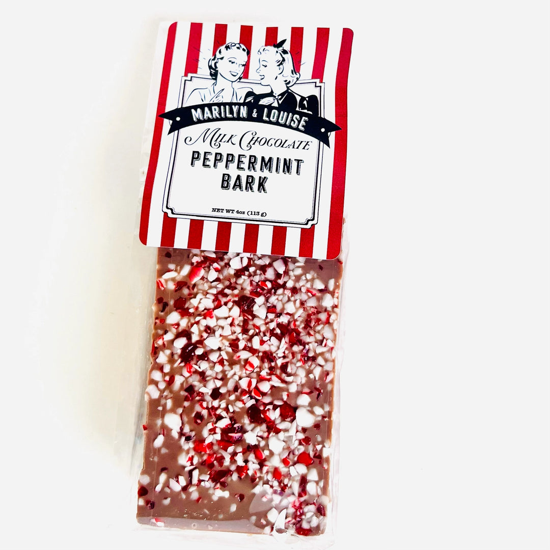 Milk Chocolate Peppermint Bark by Marilyn &amp; Louise