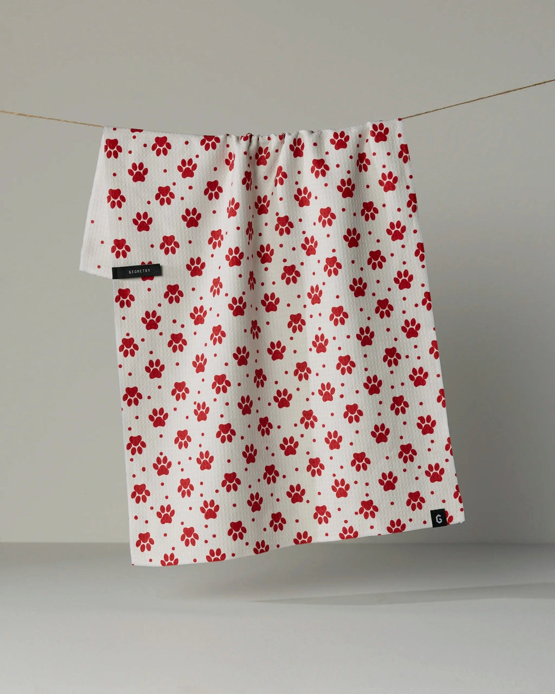 Dachshund Dash Luxe Kitchen Towel by Geometry