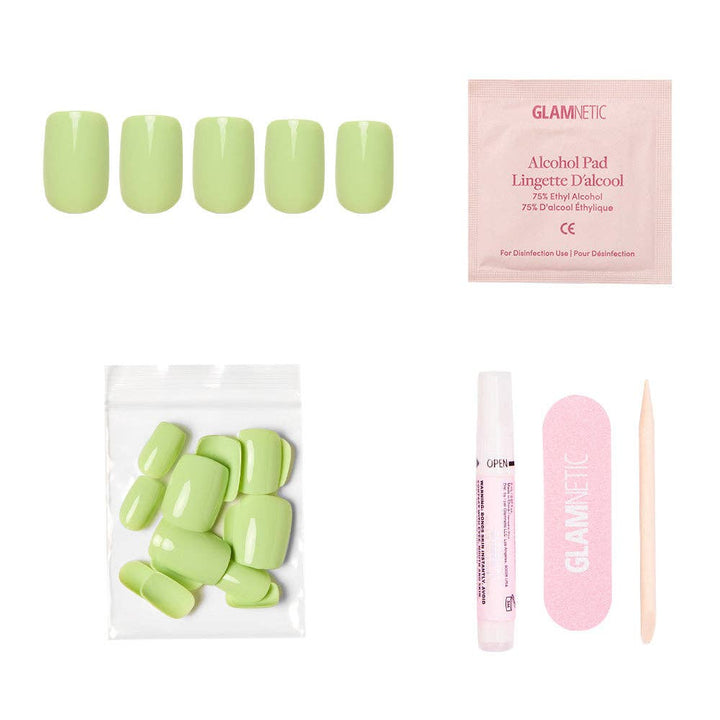 Light Sage Press-On Nails by Glamnetic