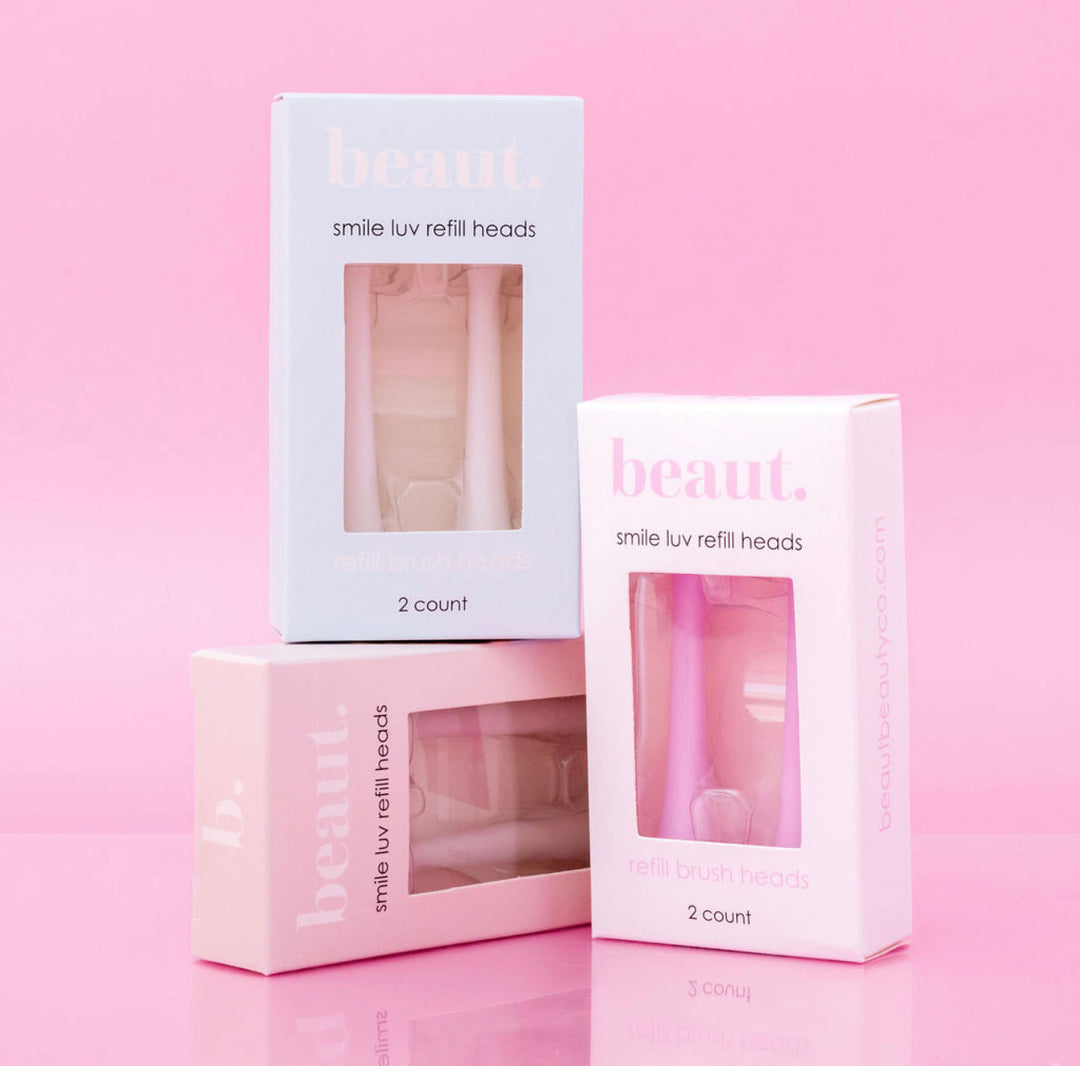 refill brush heads smile luv toothbrush by beaut. (Ships in 2-3 Weeks)