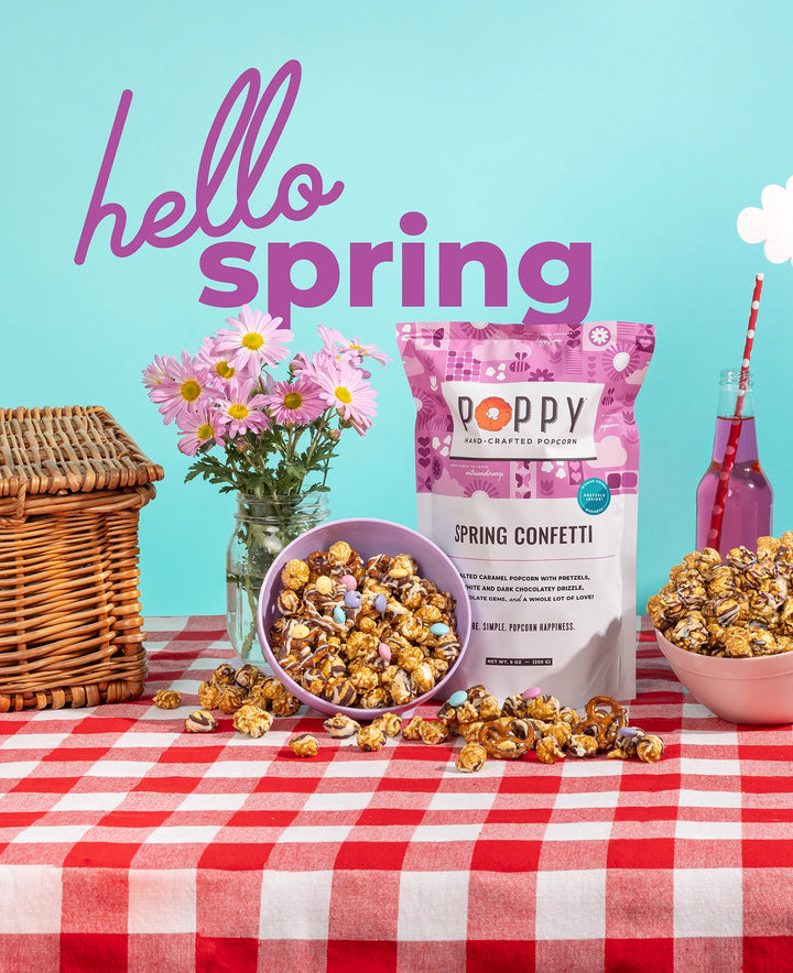 Spring Confetti Popcorn Market Bag by Poppy