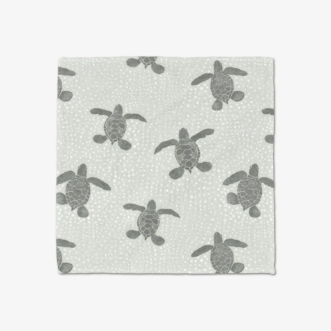 Sea Turtles Luxe Washcloth Set By Geometry