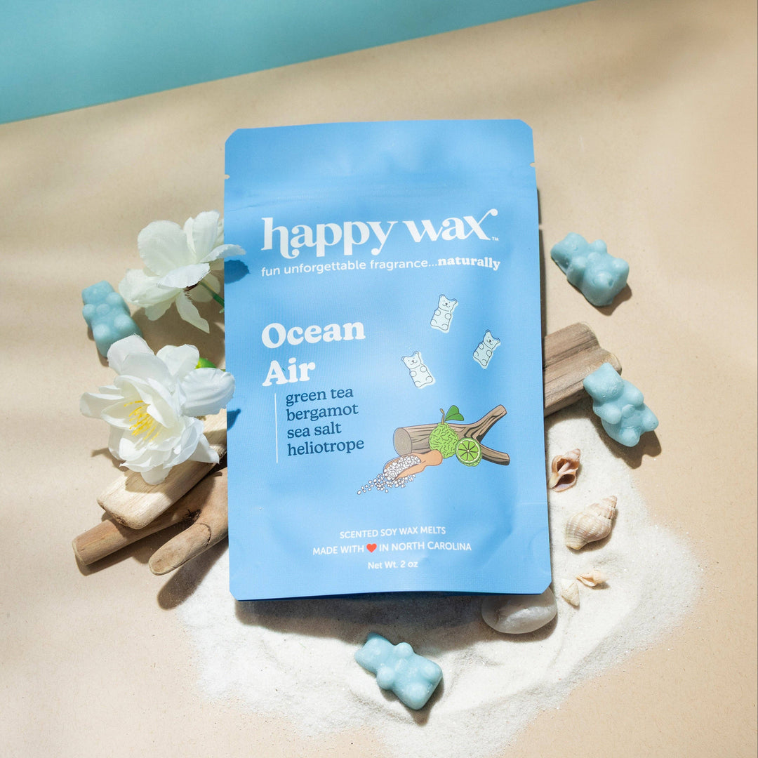 Happy Wax Soy Melts 4 Oz Bag - Ocean Air