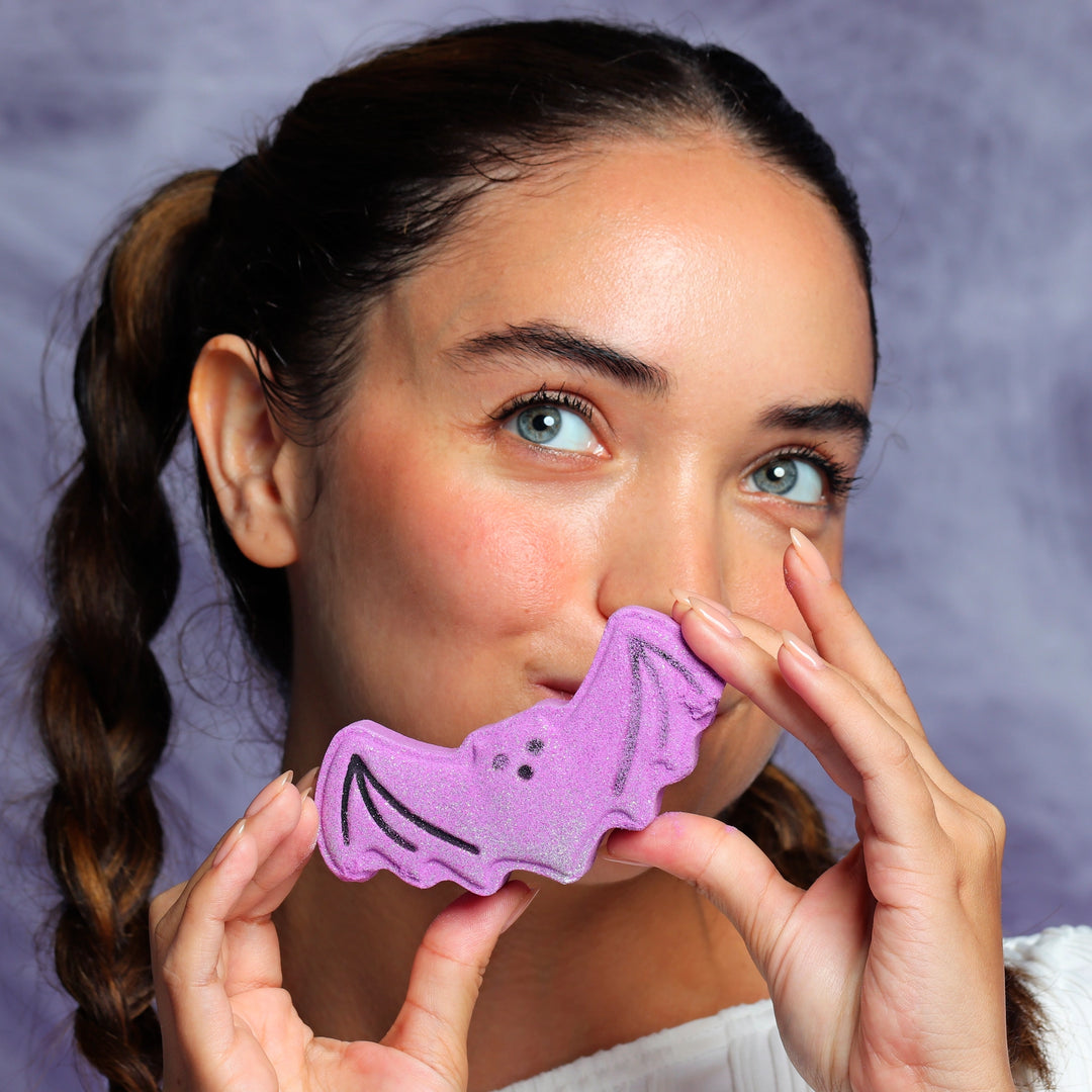 Halloween Bath Bombs + Pumpkin Headband Bundle