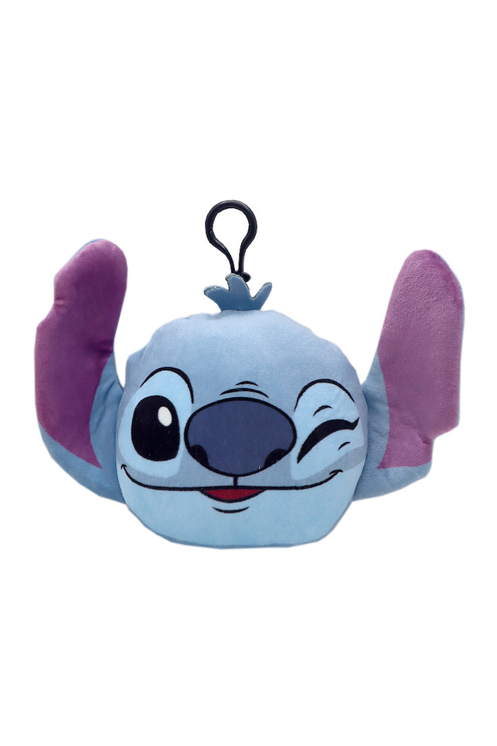 Disney Stitch Head Zip Pouch Keychain