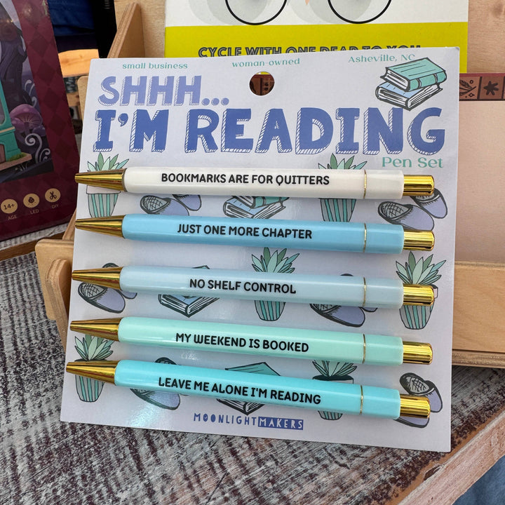 'Shh, I'm Reading' Pen Set