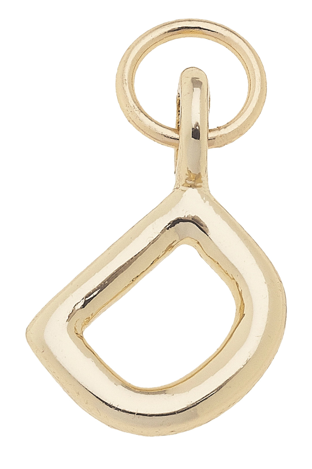 Mini Initial Charm in Shiny Gold By Canvas