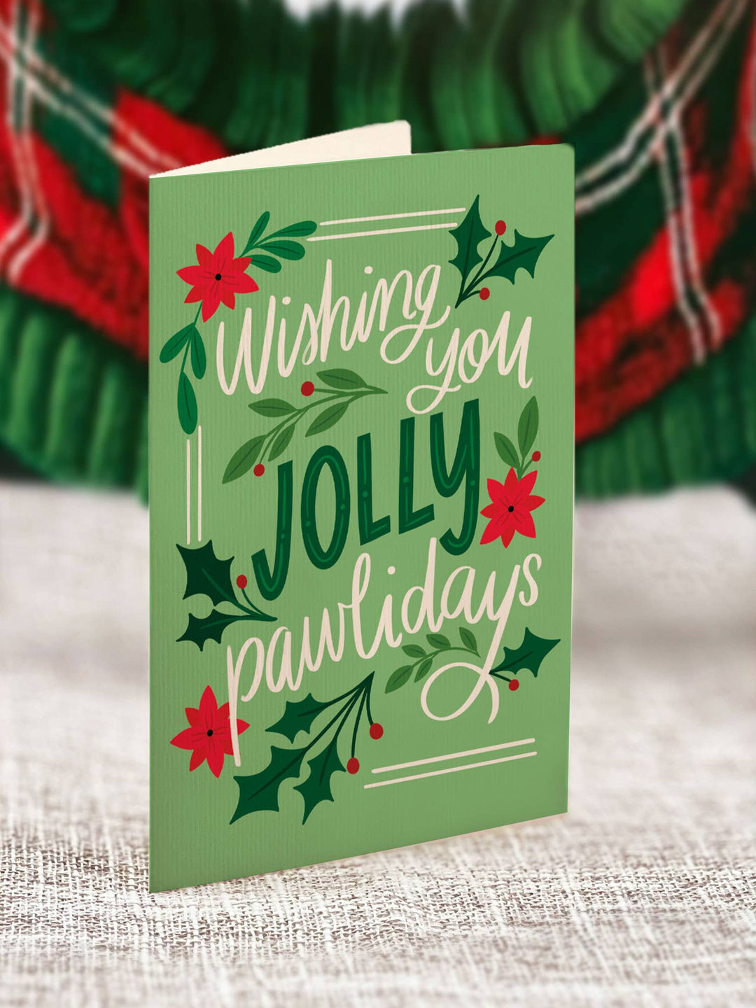 Mini Christmas Puppy Pop-Up Greeting Card