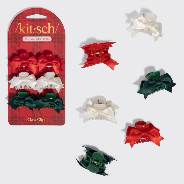 Mini Claw Clips 6pc Set - Holiday Squad