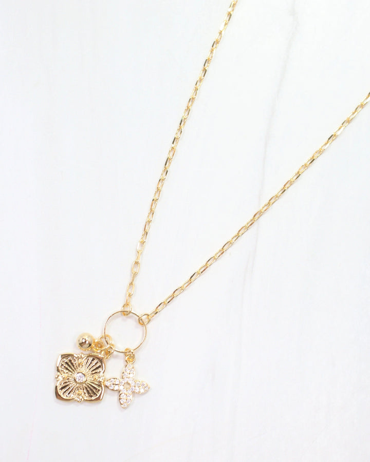 Kylie Drop Charm Necklace