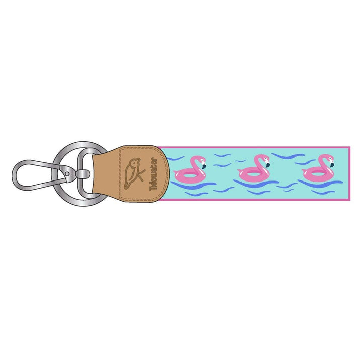 Keychain - Flamingo Floats by Tidewater