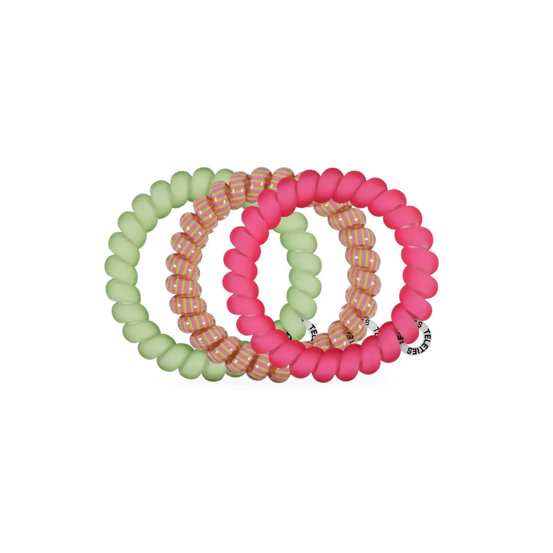 Teleties Hair Tie - Large Band Pack of 3 - Summer Crush