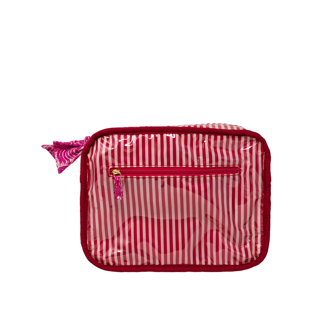 Cosmetic Pouch by Lilly Pulitzer - Strawberry Red Pride of Lilly