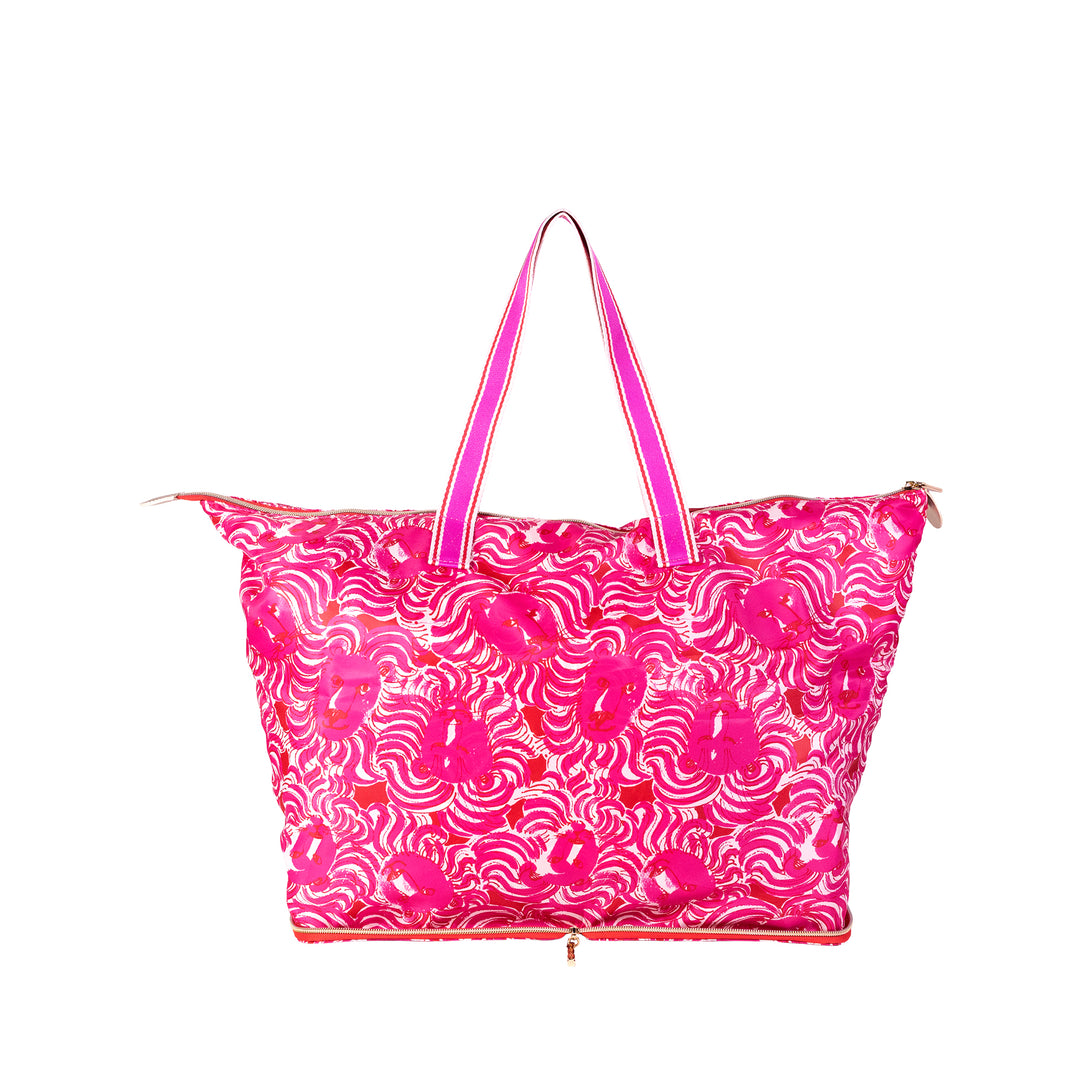 Packable Tote by Lilly Pulitzer - Strawberry Red Pride of Lilly