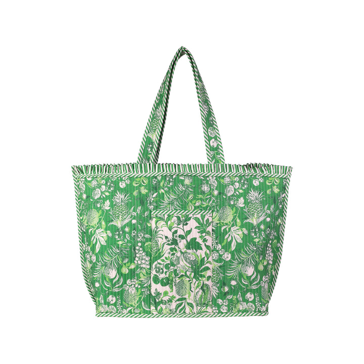Quilted Ruffle Tote by Lilly Pulitzer - Covent Garden