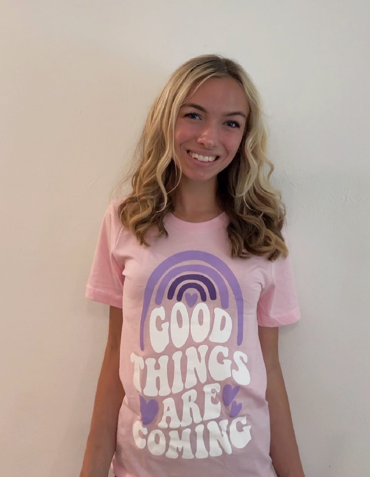 'Good Things Are Coming' Graphic Tee: Prep Obsessed x Weather With Lauren (Ships in 2-3 Weeks)