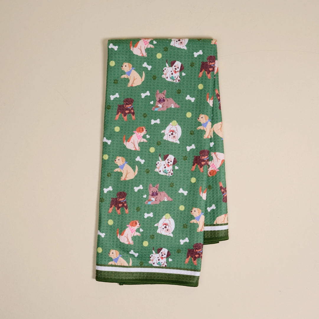 Dog Days Tea Towel by The Darling Effect