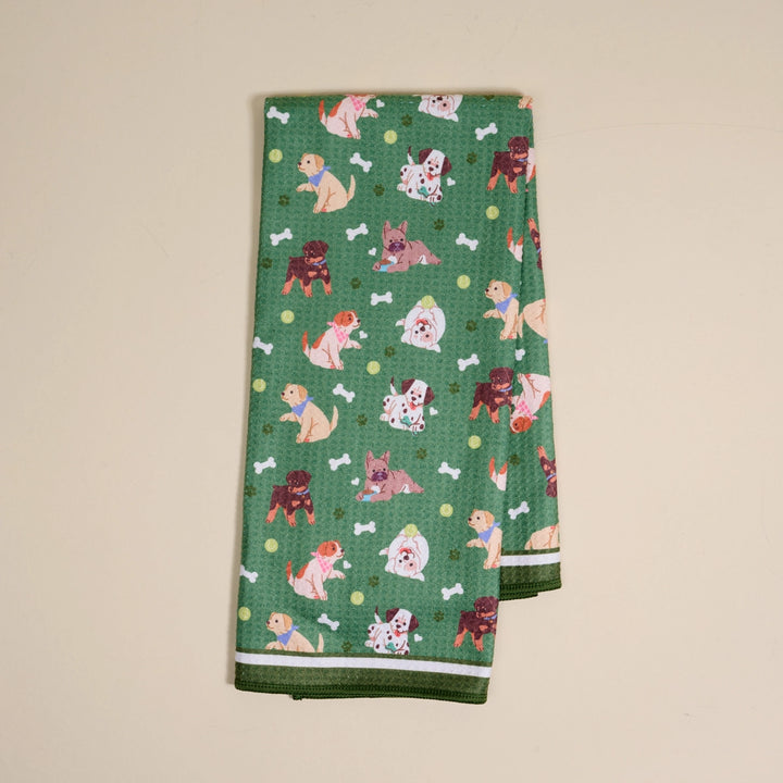 Dog Days Tea Towel by The Darling Effect