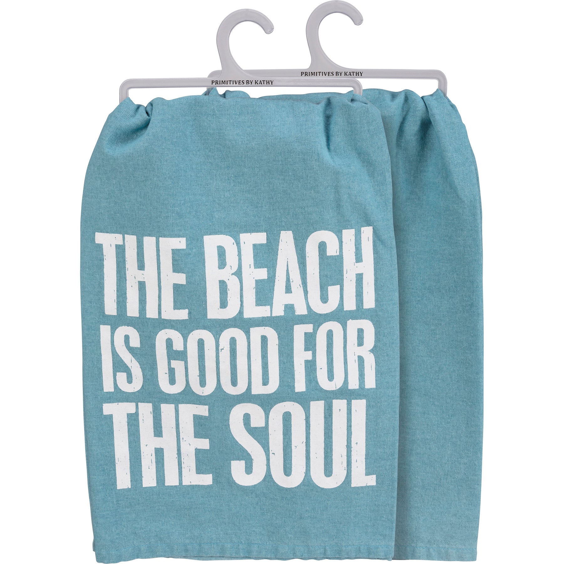 'The Beach Is Good For The Soul' Kitchen Towel
