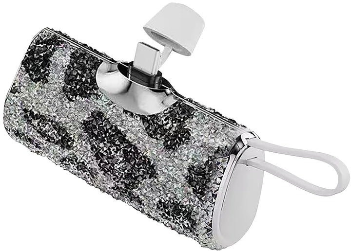 5000 mAh USB-C Glitter Power Bank by Tech Trendz (Ships in 2-3 Weeks)