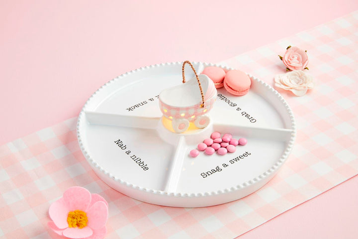 Pink Light-Up Baby Carriage by Mud Pie