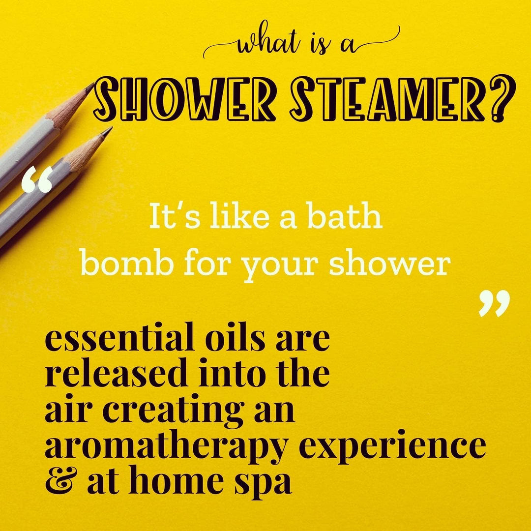 Aromatherapy Shower Steamer - De-Stress Tangerine Ginger