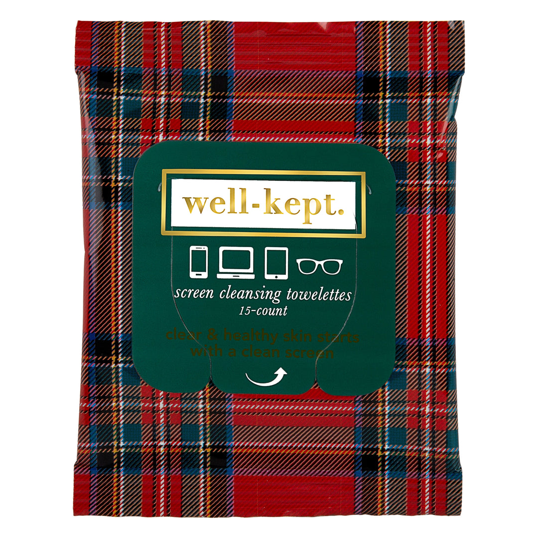 Screen Cleansing Tech Wipes - Royal Stewart Plaid