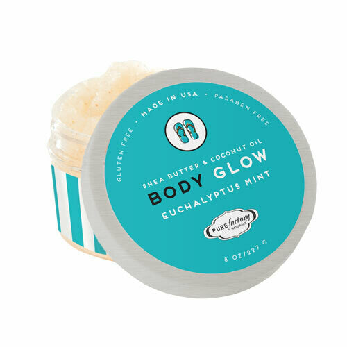 Body Glow Sugar Scrub 2oz - Eucalyptus Mint by Pure Factory (Ships in 3 Weeks)