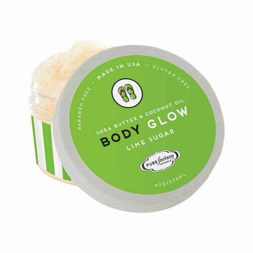Body Glow Sugar Scrub 2oz - Lime Sugar by Pure Factory (Ships in 3 Weeks)