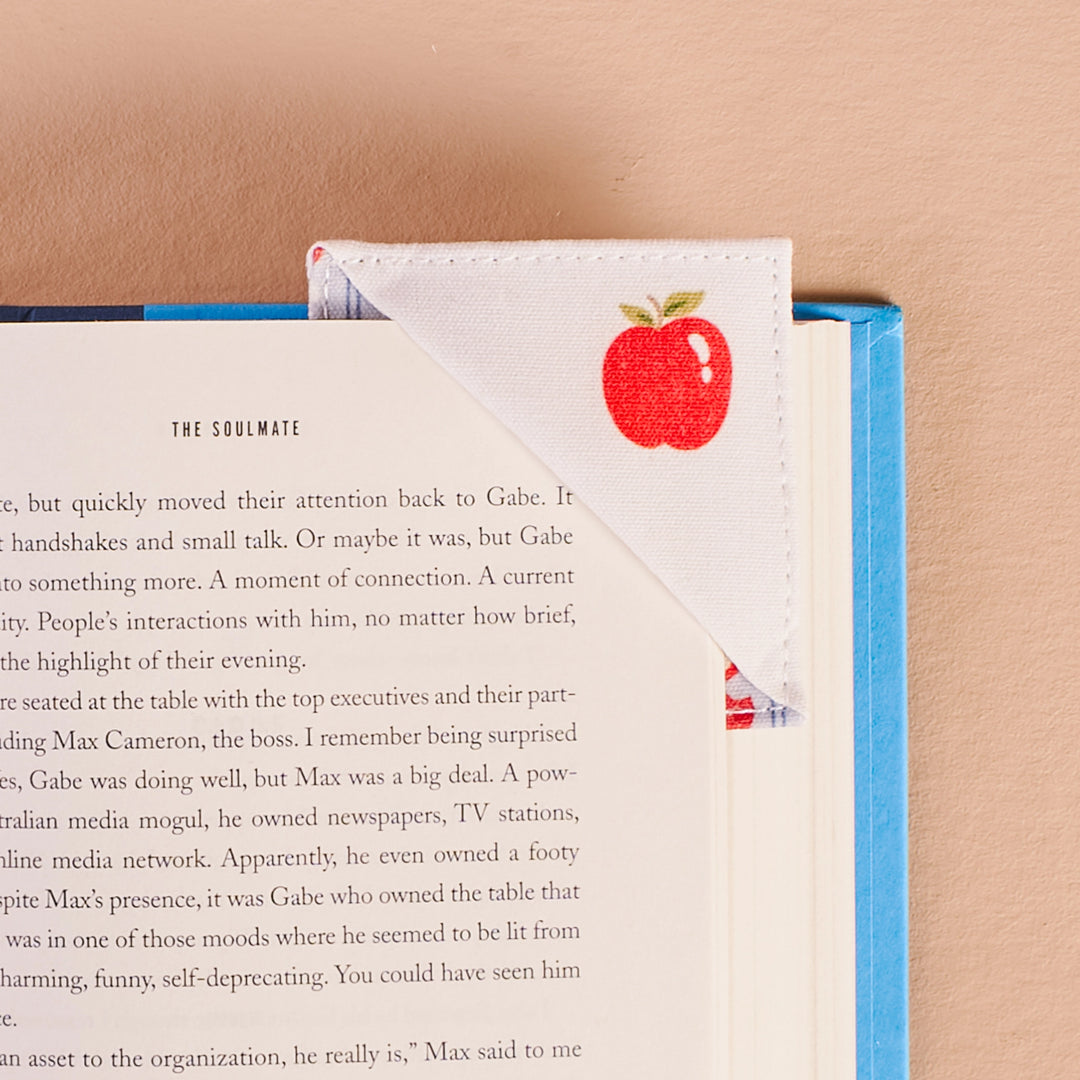 Corner Keeper Fabric Bookmark - Oh So Orchard by the Darling Effect
