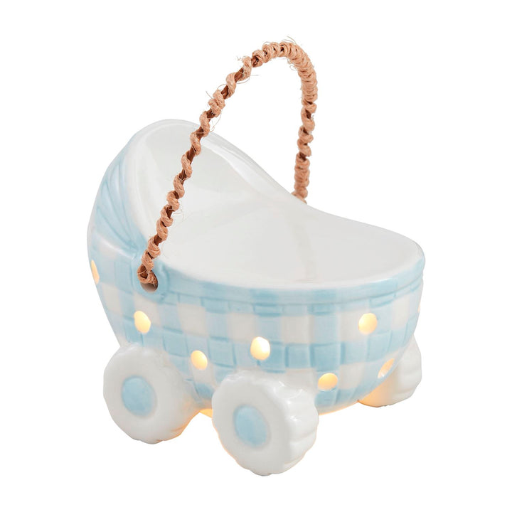 Blue Light-Up Baby Carriage by Mud Pie