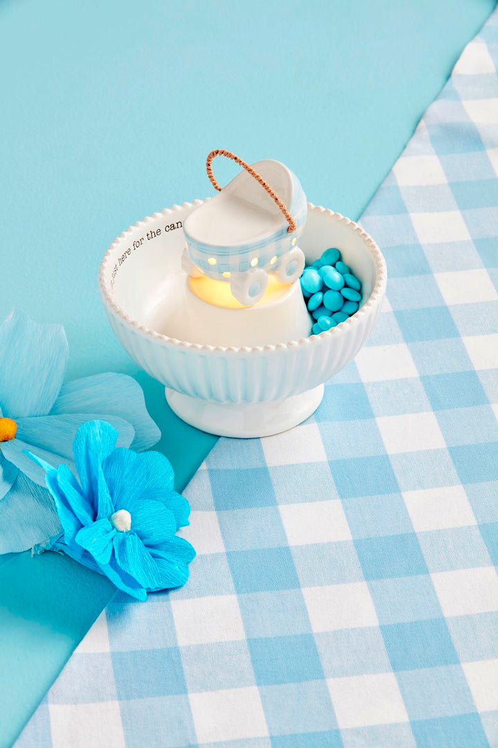 Blue Light-Up Baby Carriage by Mud Pie