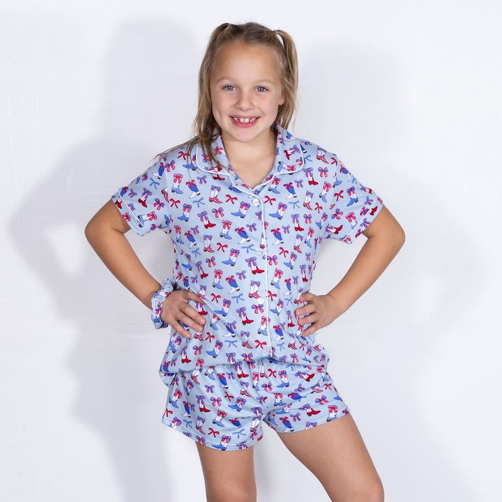 Girl's Boot n' Bows Sleep Set
