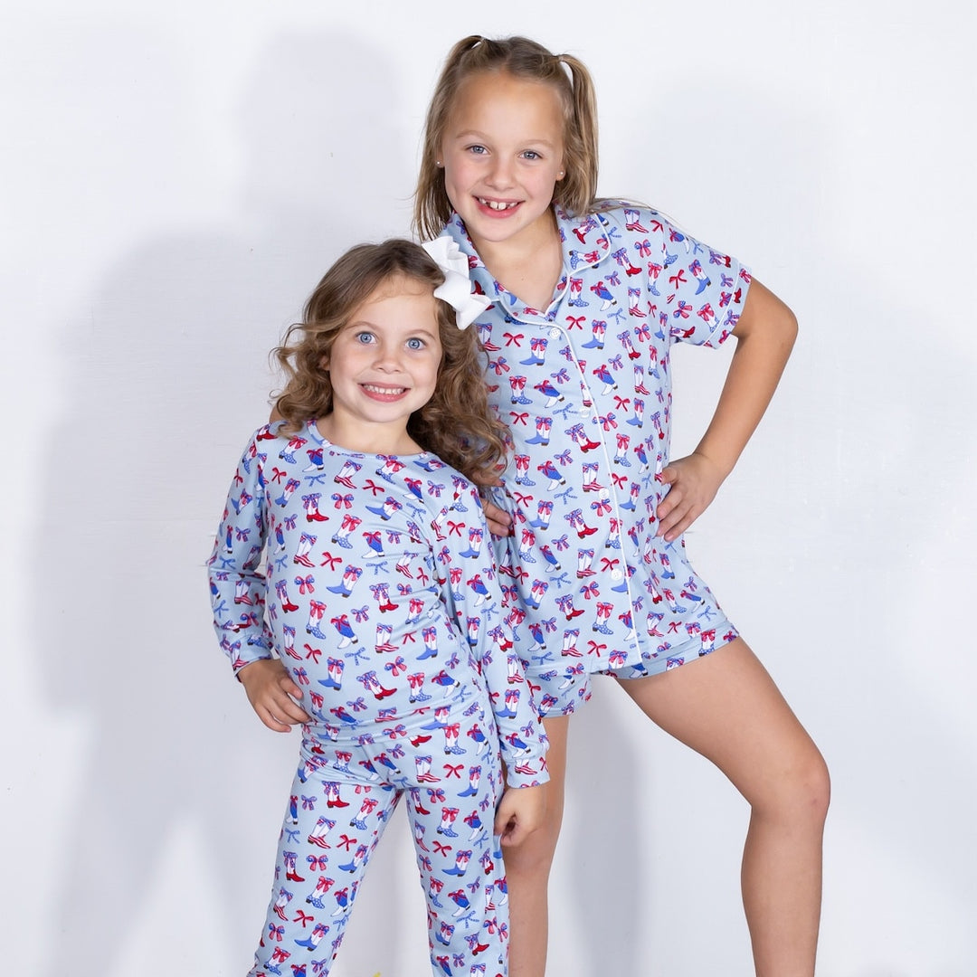 Girl's Boot n' Bows Sleep Set