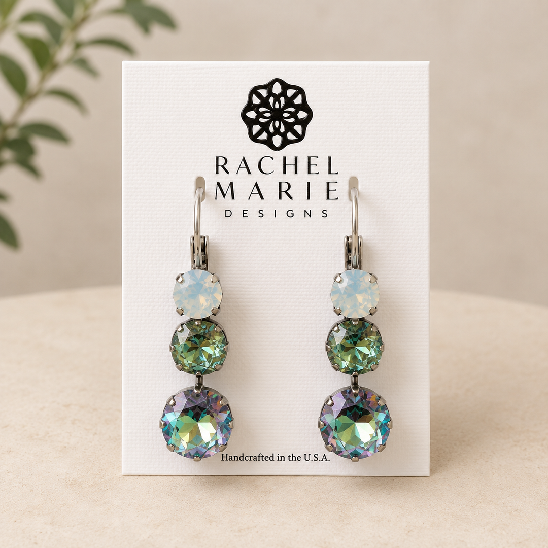 Shona Drop Earrings by Rachel Marie Designs (Preorder: Ships in 2-3 Weeks)