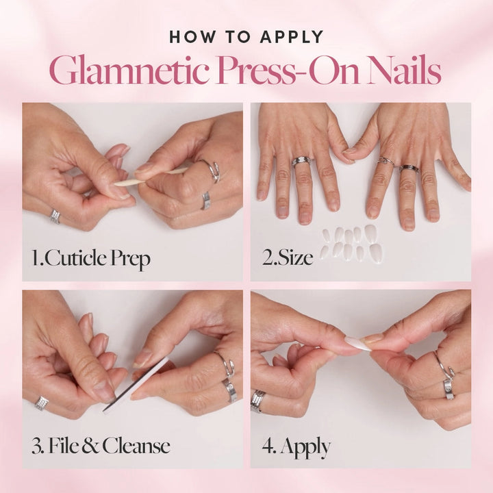 Press-On Glamnetic Nails - Paris