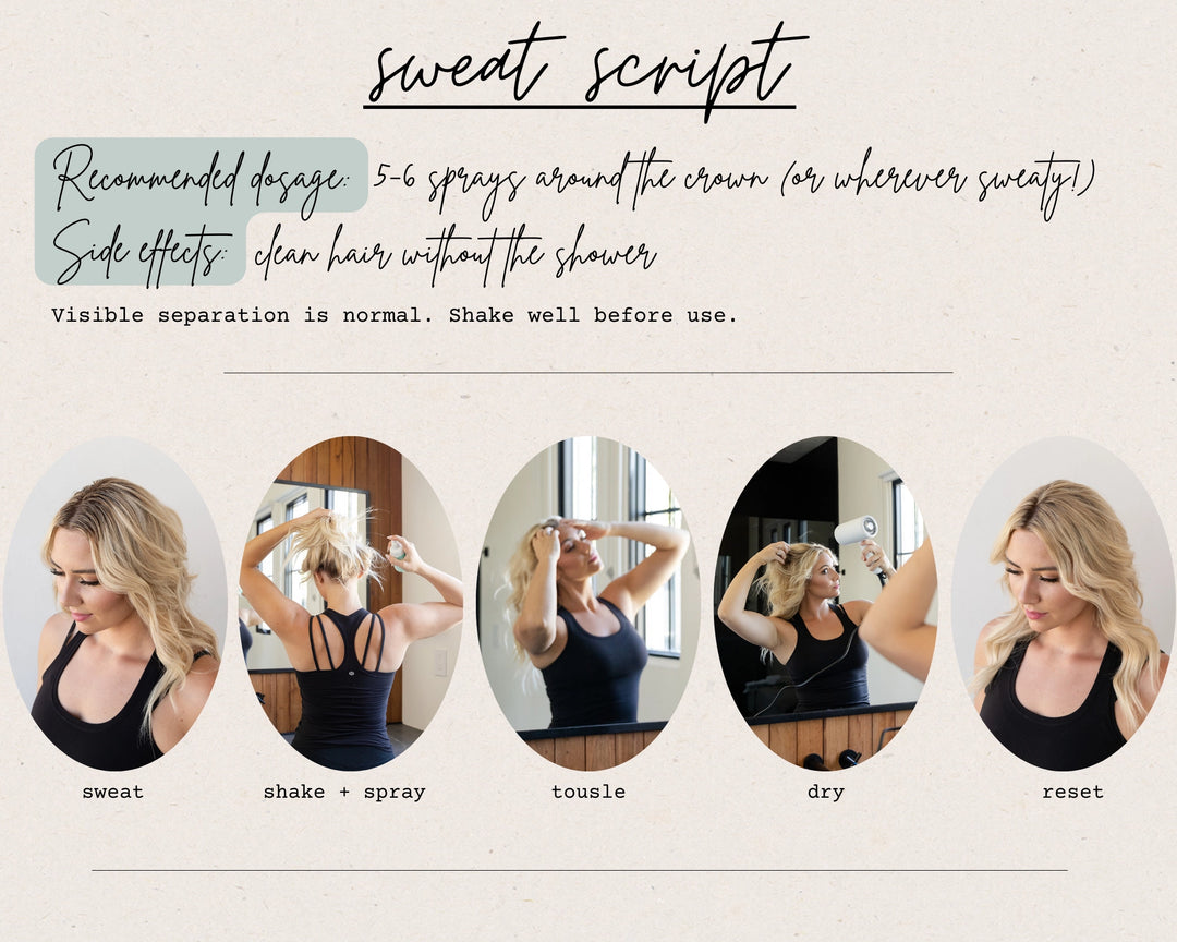 Sweat Script Fresh Hair Spray