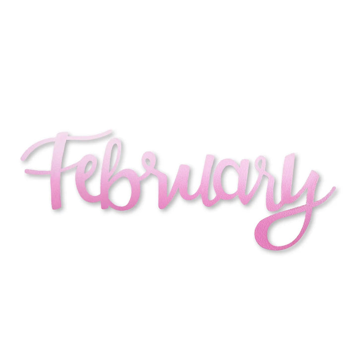 'February' Month Magnet by Roeda (LIVE BOX: Ships in 3 Weeks)
